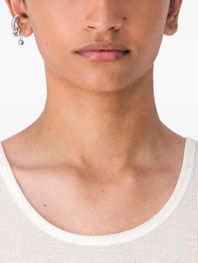 Justine Clenquet Isa Ring-detail Ear Cuff In Metallic