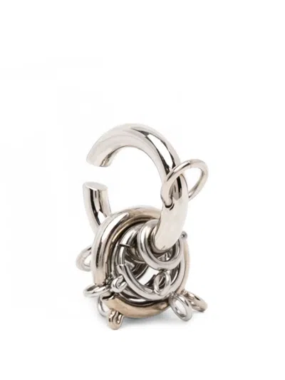 Justine Clenquet Jay Ear Cuff In Silver