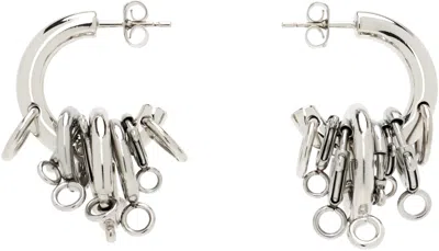 Justine Clenquet Jay Earrings In Silver