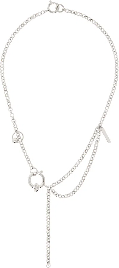 Justine Clenquet Jay Necklace In Orange