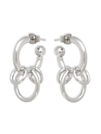 Justine Clenquet Jen Earrings In 银色