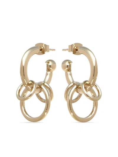 Justine Clenquet Jen Earrings In Gold