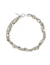Justine Clenquet Multi-chain Choker Necklace In Silver