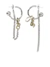 Justine Clenquet Jena Earrings In Metallic