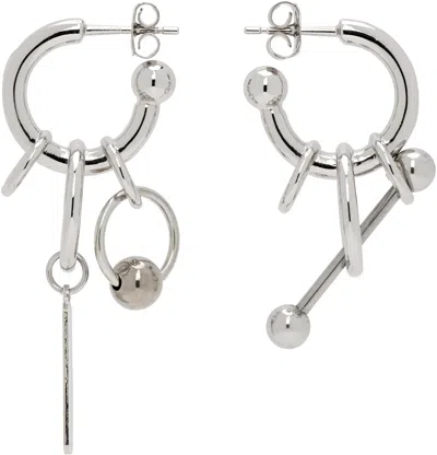 Justine Clenquet Joyce Earrings In Gray