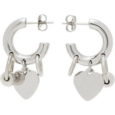 Justine Clenquet Kiki Earrings In Palladium