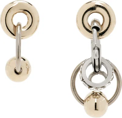 Justine Clenquet Kris Earrings In Gold