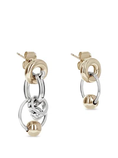 Justine Clenquet Kris Earrings In Metallic