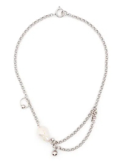 Justine Clenquet Lauren Necklace In Silver