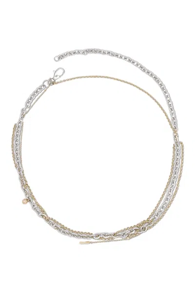 Justine Clenquet Lewis Belt In Silver