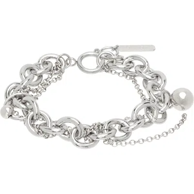 Justine Clenquet Lewis Bracelet In Palladium