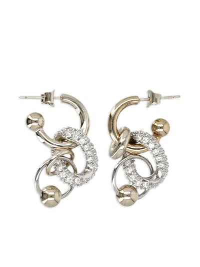 Justine Clenquet Lexie Earrings In Metallic