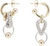 Justine Clenquet Lexie Earrings In Gold