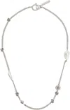 Justine Clenquet Liam Necklace In Metallic