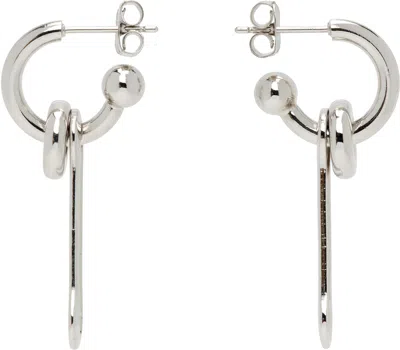 Justine Clenquet Lilith Earrings In Silver