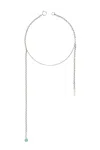 Justine Clenquet Lindsey Necklace In Silver In Metallic