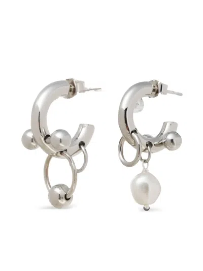 Justine Clenquet Lisa Earrings In 银色