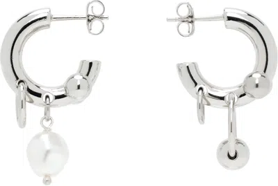 Justine Clenquet Lisa Earrings In Silver