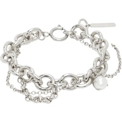 Justine Clenquet Lucy Bracelet In Palladium