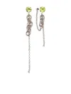 Justine Clenquet Lucy Earrings In Green