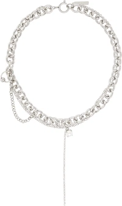 Justine Clenquet Lucy Necklace In Silver