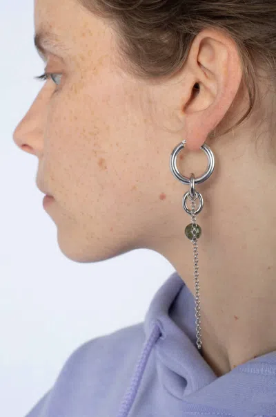 Justine Clenquet Lula Earring In Silver In Gold