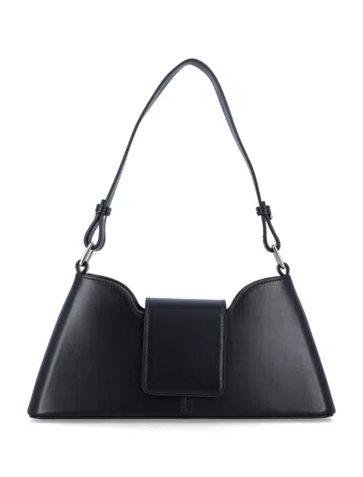 Justine Clenquet Marla Bag Leather Balck In Black