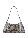 Justine Clenquet Marla Python-print Shoulder Bag In Neutral