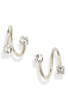 JUSTINE CLENQUET MAXINE CRYSTAL EARRINGS