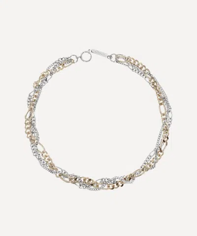 Justine Clenquet Mixed Metal Jena Choker Necklace In Multi