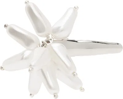 Justine Clenquet Moon Hair Clip In Green