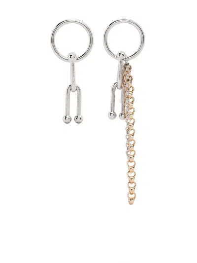 Justine Clenquet Nadia Earrings In Silver