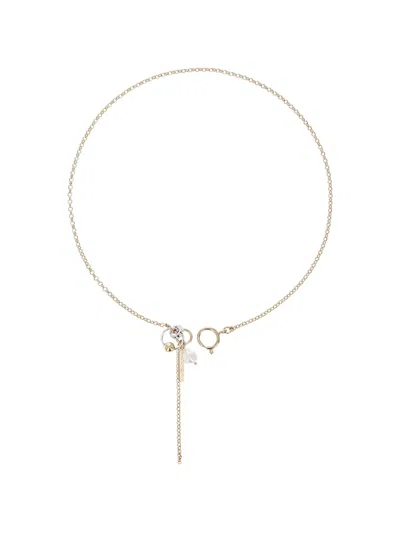Justine Clenquet Nathan Necklace In Gold
