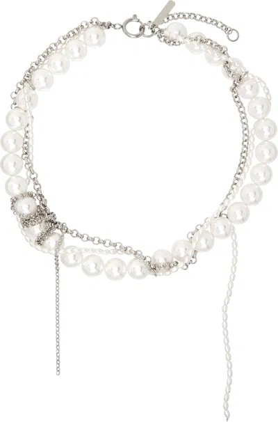 Justine Clenquet Nicole Choker In Silver