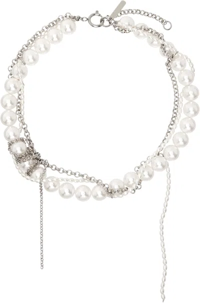 Justine Clenquet Nicole Choker In White