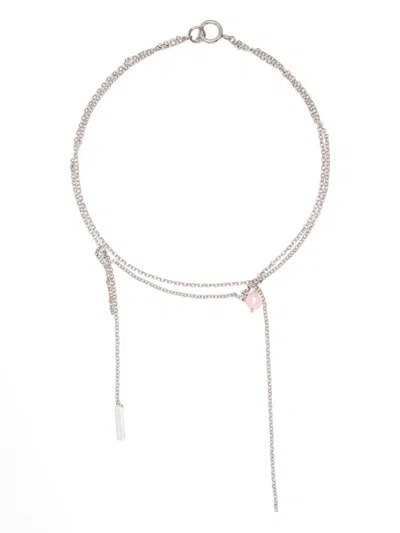 Justine Clenquet Nikki Necklace In Silver