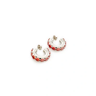 Justine Clenquet Nina Earrings In Metallic