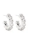 Justine Clenquet Small Nina Crystal Hoop Earrings