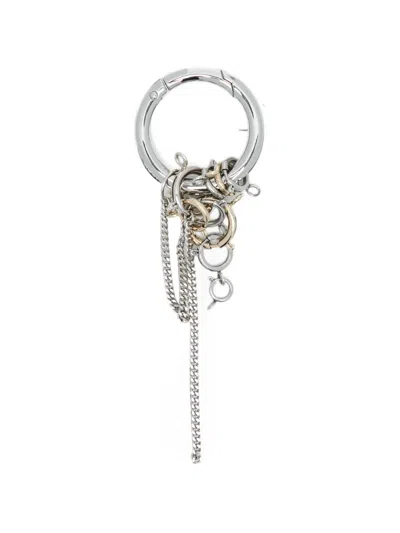 Justine Clenquet Pam Chain Keyring In Metallic