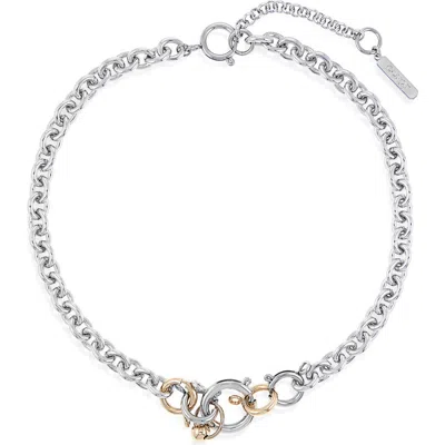 Justine Clenquet Pam Choker Necklace In Purple