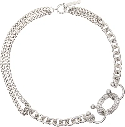 Justine Clenquet Phoebe Necklace In Silver