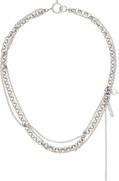Justine Clenquet Richie Necklace In Neutral