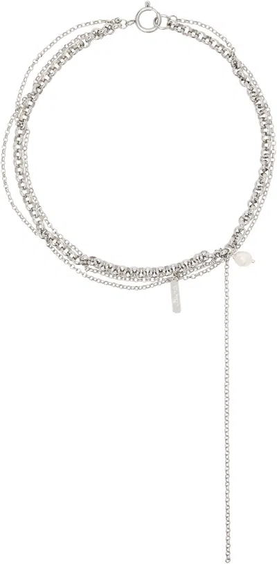 Justine Clenquet Richie Necklace In Metallic