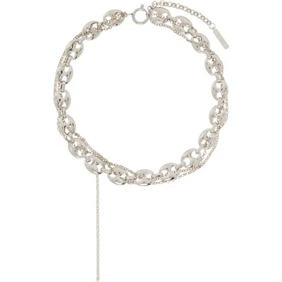 Justine Clenquet Rocio Necklace In Palladium