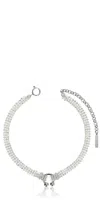 Justine Clenquet Rosemary Choker In Palladium In Multi