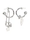 Justine Clenquet Ryder Earrings In Metallic