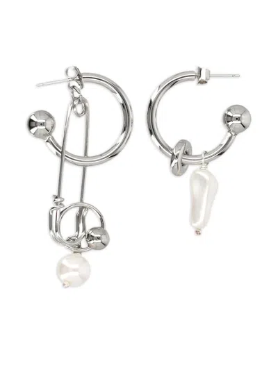 Justine Clenquet Ryder Earrings In Metallic