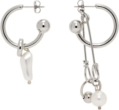 Justine Clenquet Ryder Earrings In Metallic