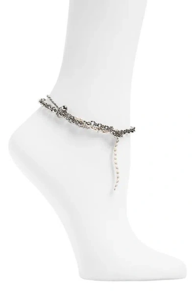 Justine Clenquet Salem Anklet In Silver