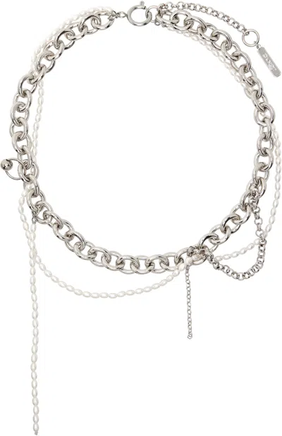 Justine Clenquet Salem Necklace In Silver